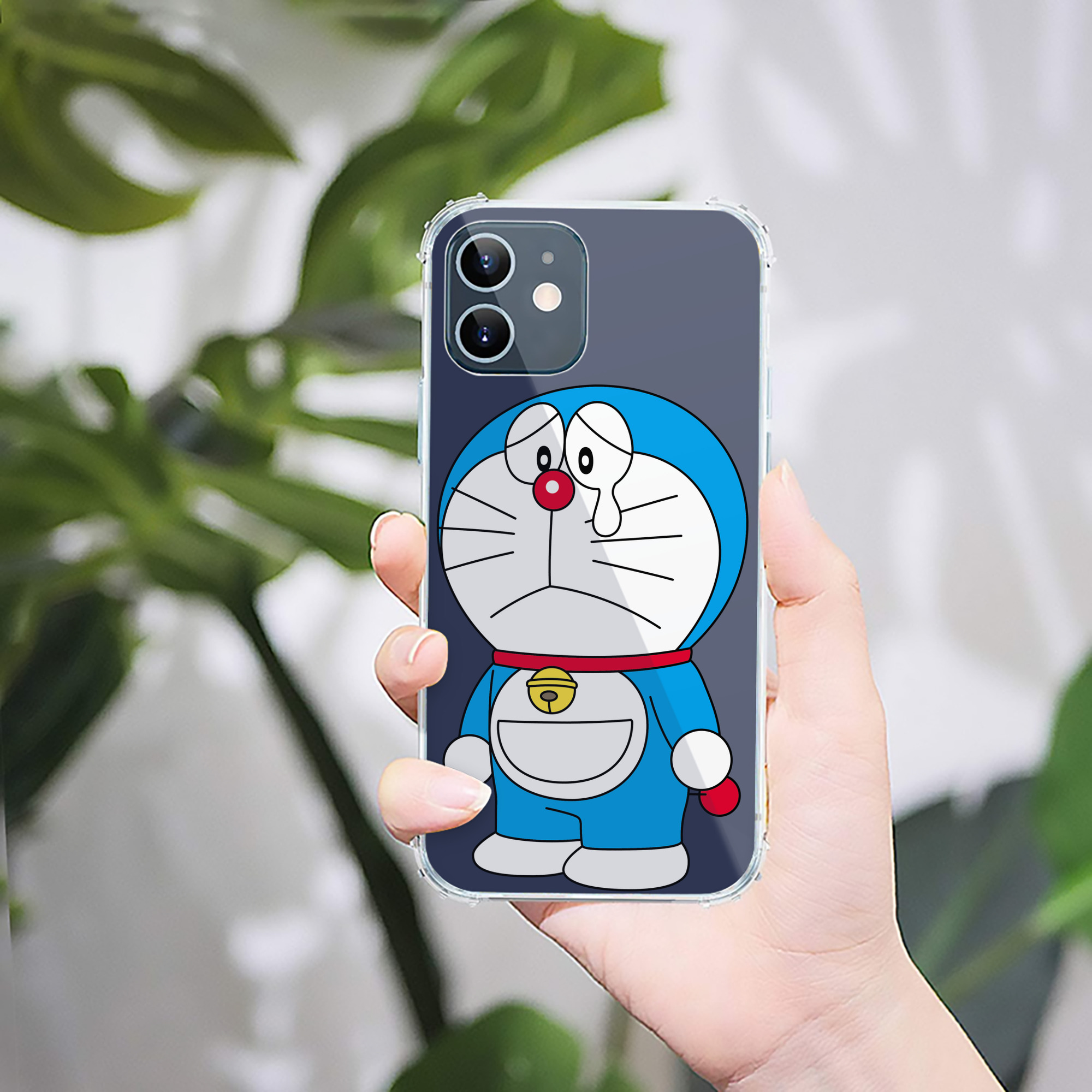 （画像用） ドラえもん Doraemon 【iPhone 12シリーズ対応】透明スマホケース（クリアソフトケース）